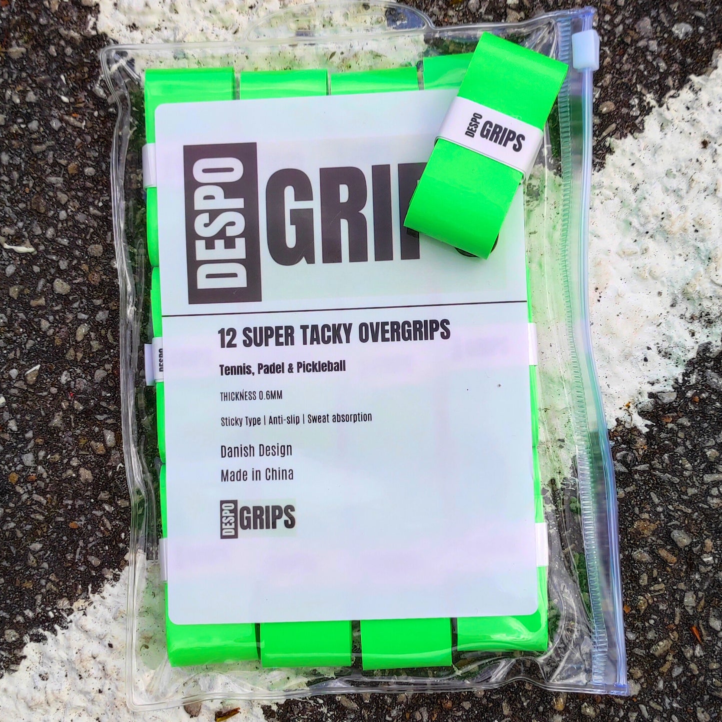 DESPO-Grips 12pack - Super Tacky Overgrips - Green