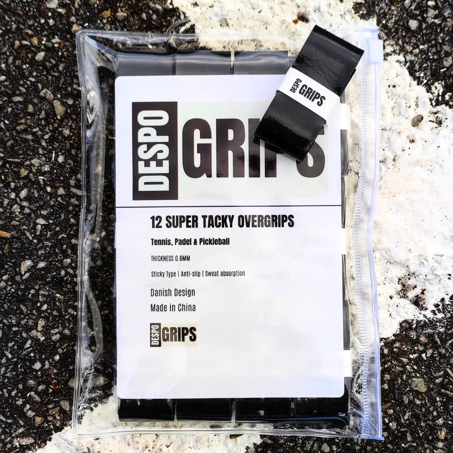 DESPO-Grips 12pack - Super Tacky Overgrips - Black