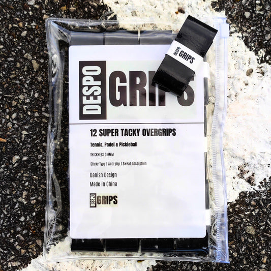 DESPO-Grips 12pack - Super Tacky Overgrips - Black